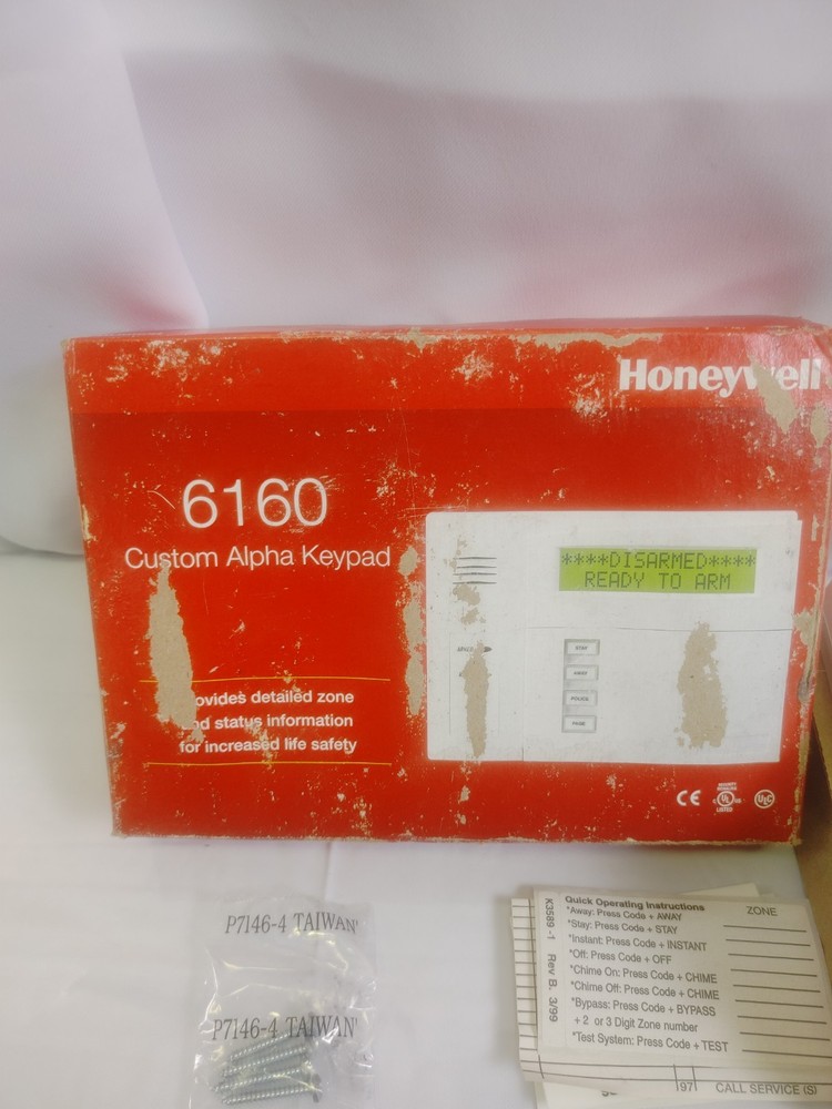 Honeywell 6160 Custom Alpha Keypad