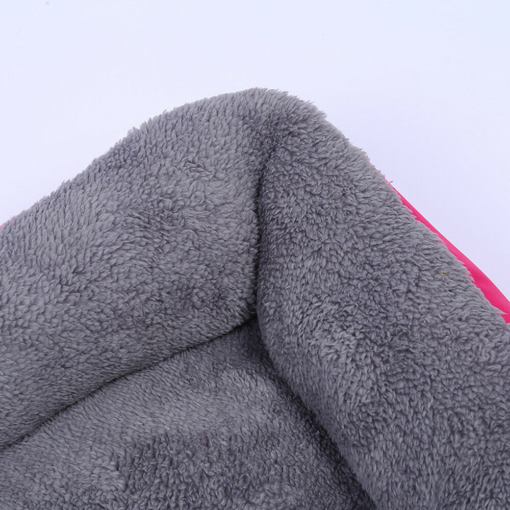 Pet Dog Cat Bed Calming Sleeping Kennel Puppy Super Soft Mat Pad Warm Nest