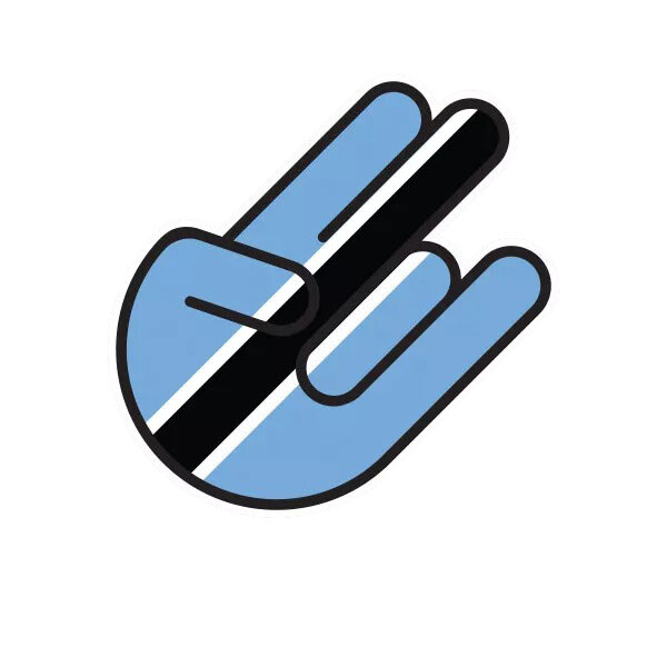 Botswana Shocker Sticker Decal