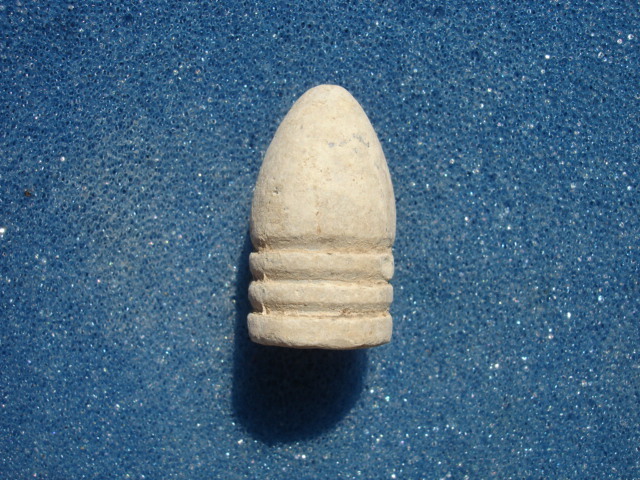 Excavated Civil War .58 Caliber 3-Ring Bullet Minie Ball dug in Kennesaw, Ga.