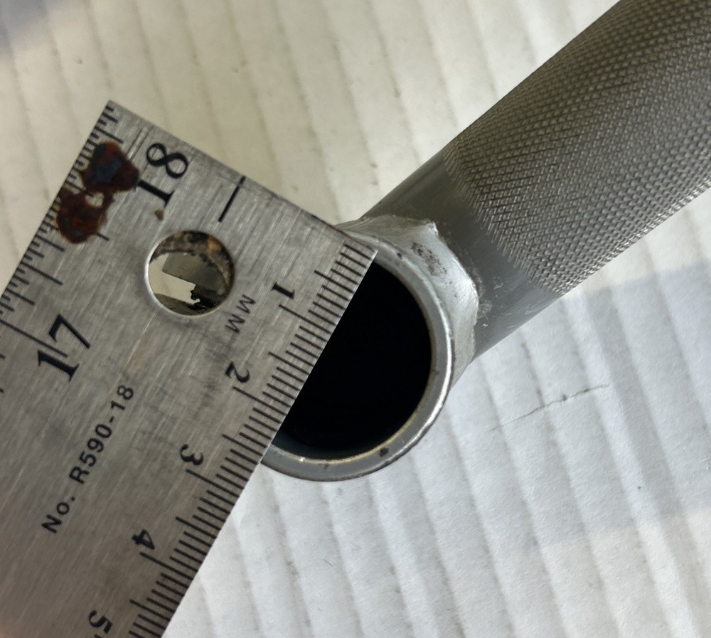 Control Tech Control Stix Silver Bar Ends Welded L-Bend