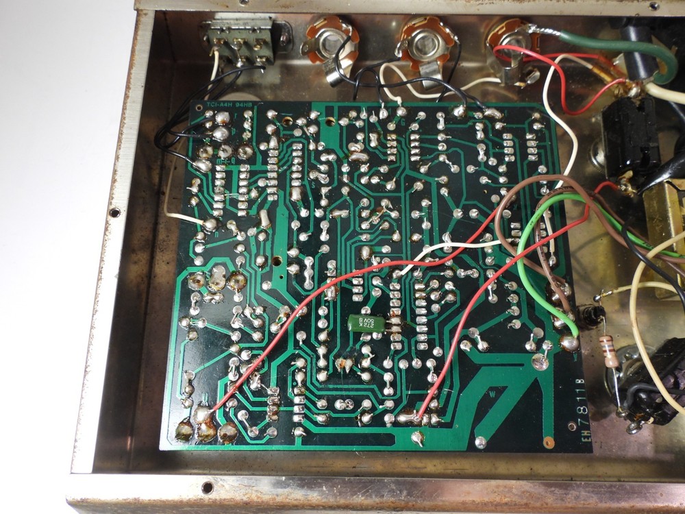 Vintage Electro Harmonix Sterero Memory Man Echo Chorus Effects Pedal Modified