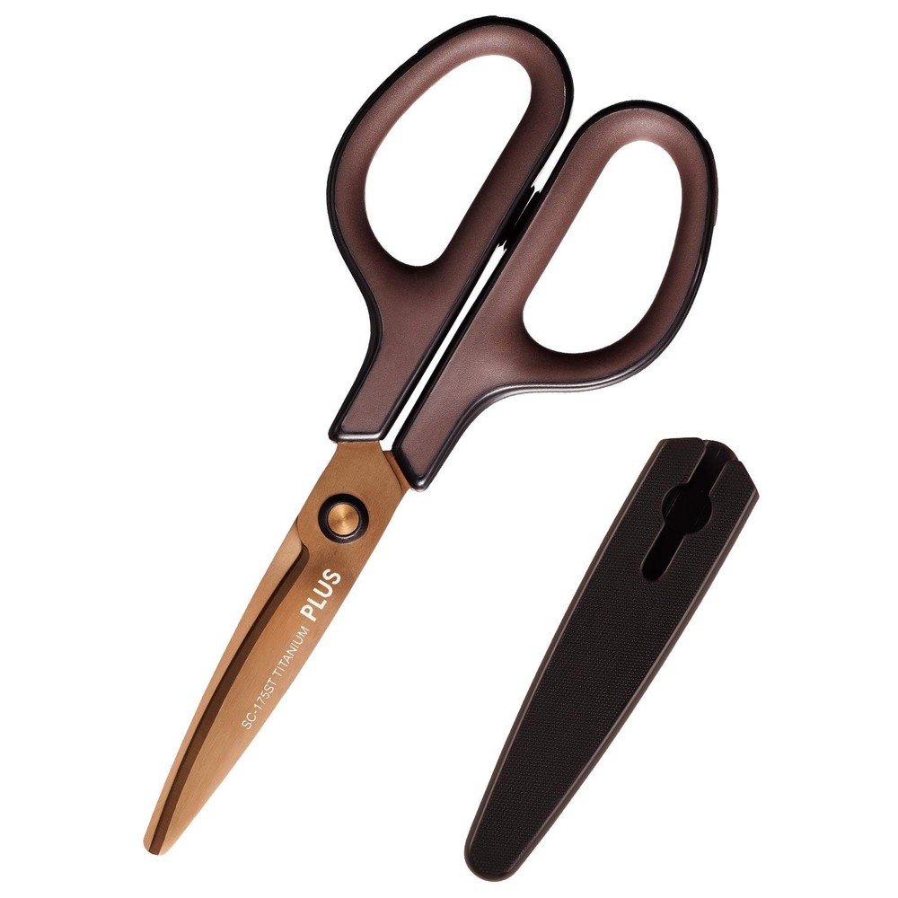 Plus SC-175ST 34-519 Scissors, Fit Cut Curve, Titanium, Continuous Sharpness,...