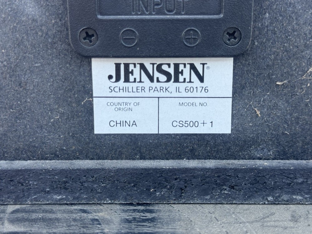 Jensen Cs500 + 1 Speaker System