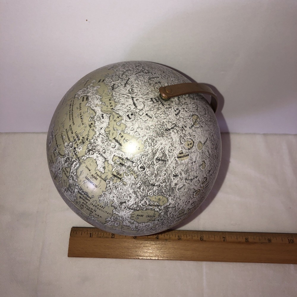 Vintage Replogle Globe The Moon Authentic 6in Model. PRE~OWNED