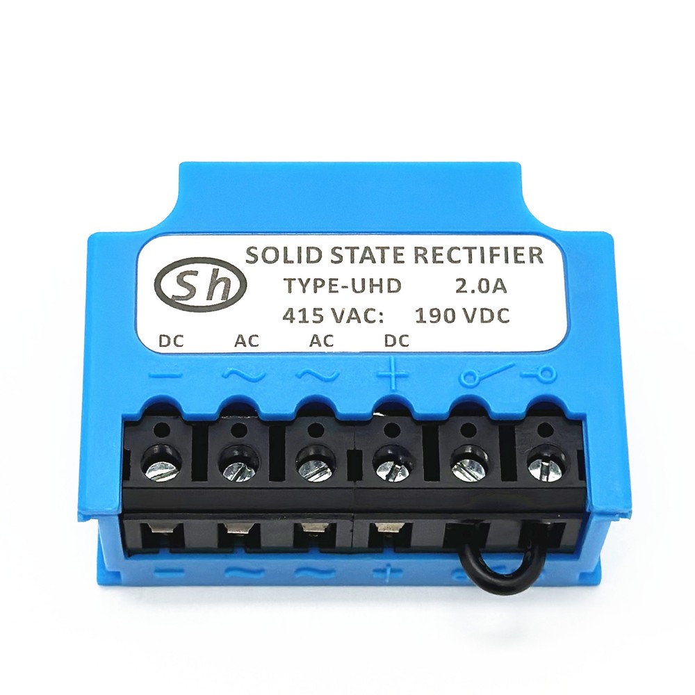 TYPE-UHD 2.0A 415VAC 190VDC SOLID STATE RECTIFIER Motor Brake Rectifier