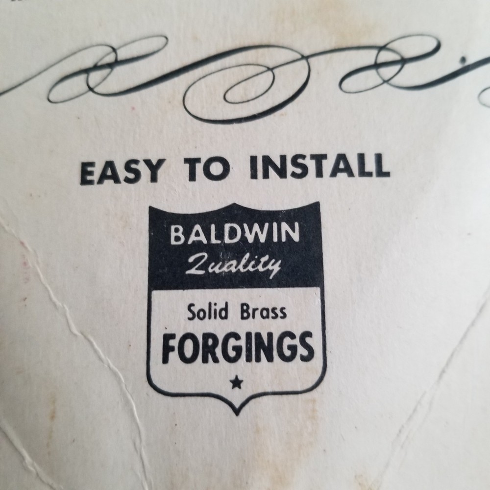 Baldwin Solid Forged Brass Door Knocker