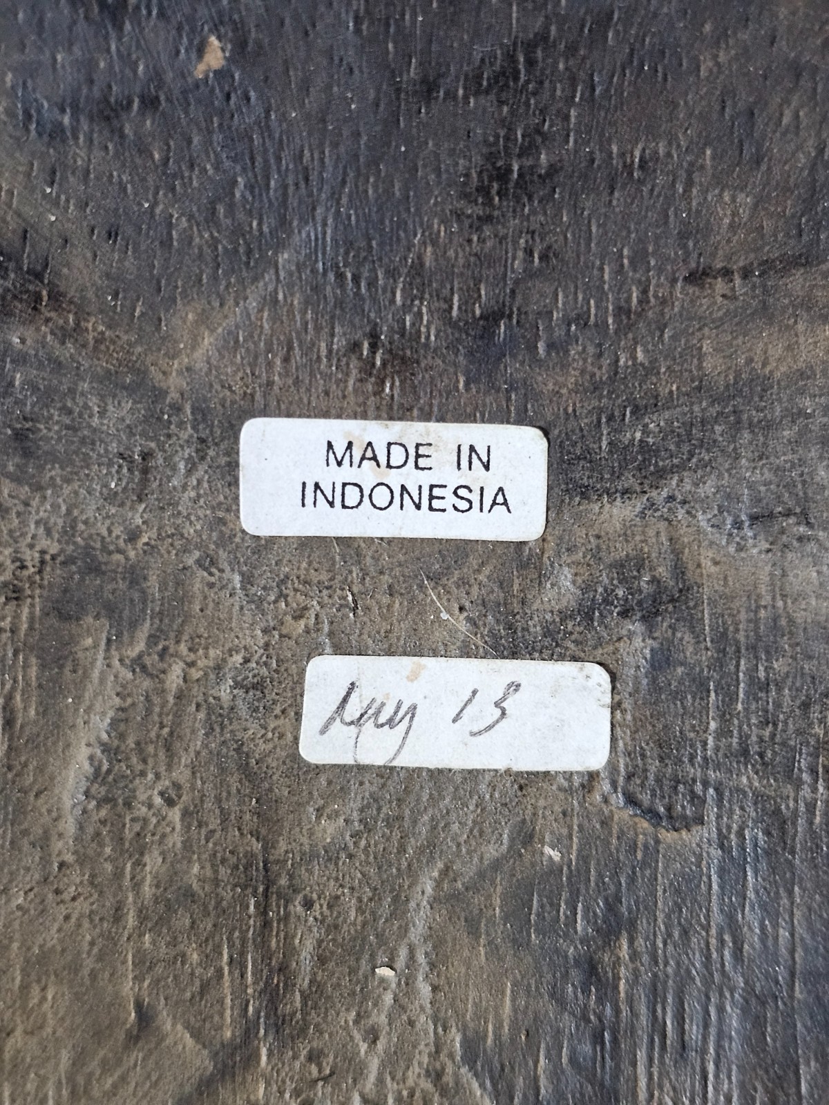 VTG Indonesian Hand Carved Wooden Buddha Head Wall Mask 11" Tribal Art Decor