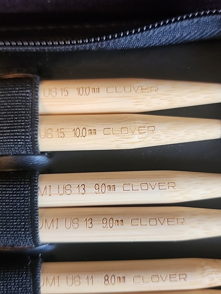 Clover Interchangeable Circular Knitting Needles Takumi Combo\ Set