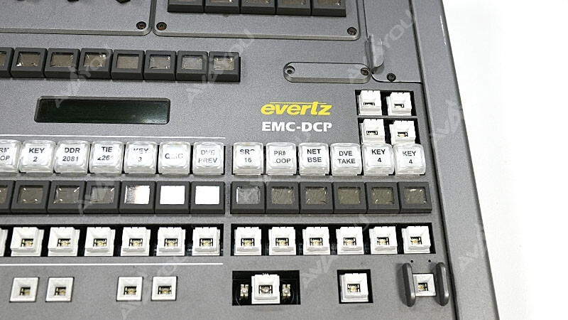 Evertz EMC-DCP Master Control & Channel Branding Control Panel - Missing BTN