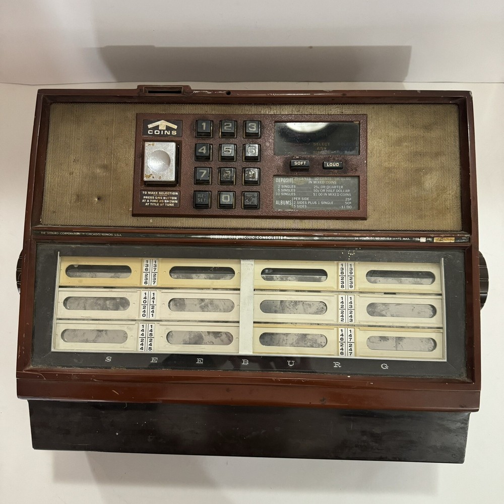 Vintage Seeburg Jukebox Untested