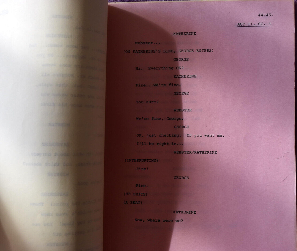 1983 " Another Ballgame " Original Sixth Revised Draft Screenplay Script