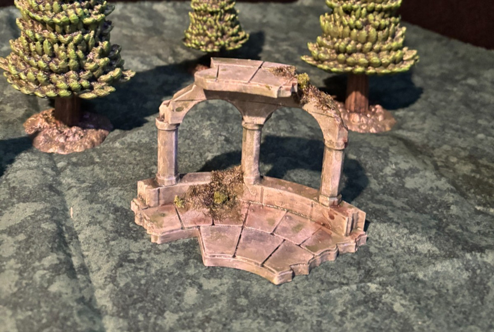 Forest Tower Ruins Scatter Terrain