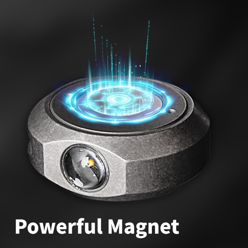 Small Powerful Flashlight Multifunctional Flashlight Handheld Magnets Flashlight