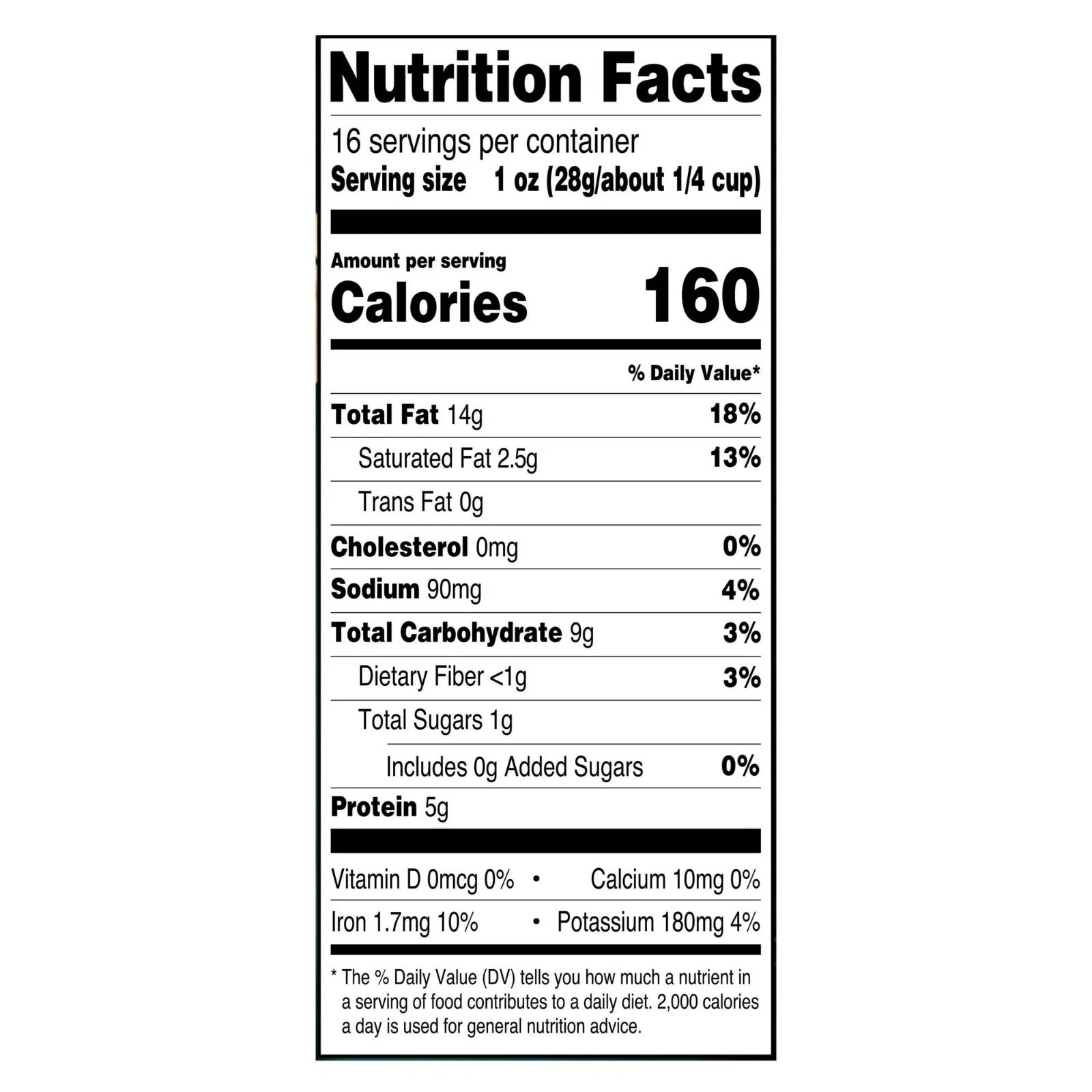 ( 2 PACK ) Great Value Deluxe Whole Cashews, Salted, 16 oz