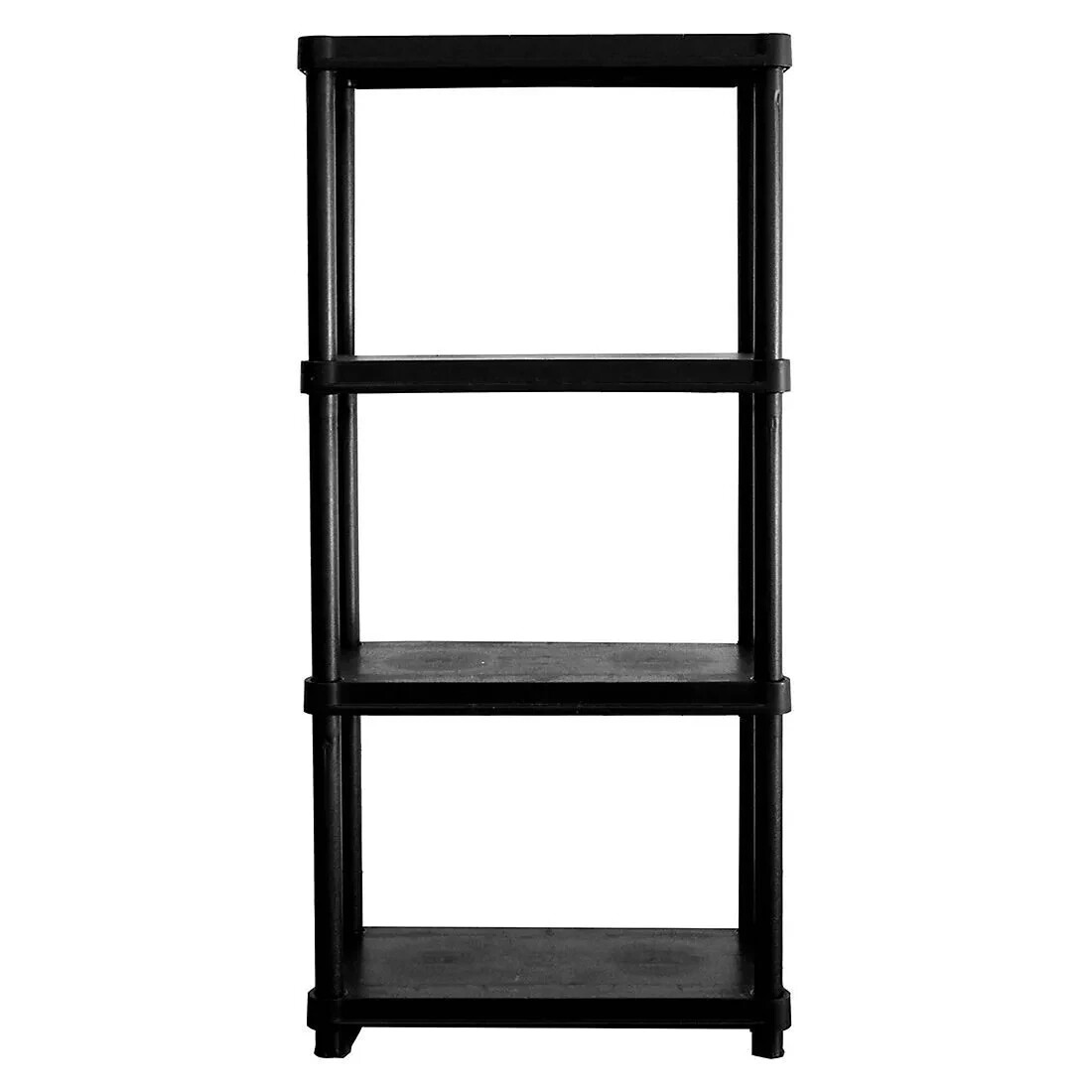 4 Tier Plastic Shelf Storage Rack Shelving Unit Garage Laundry Kitchen Shelves