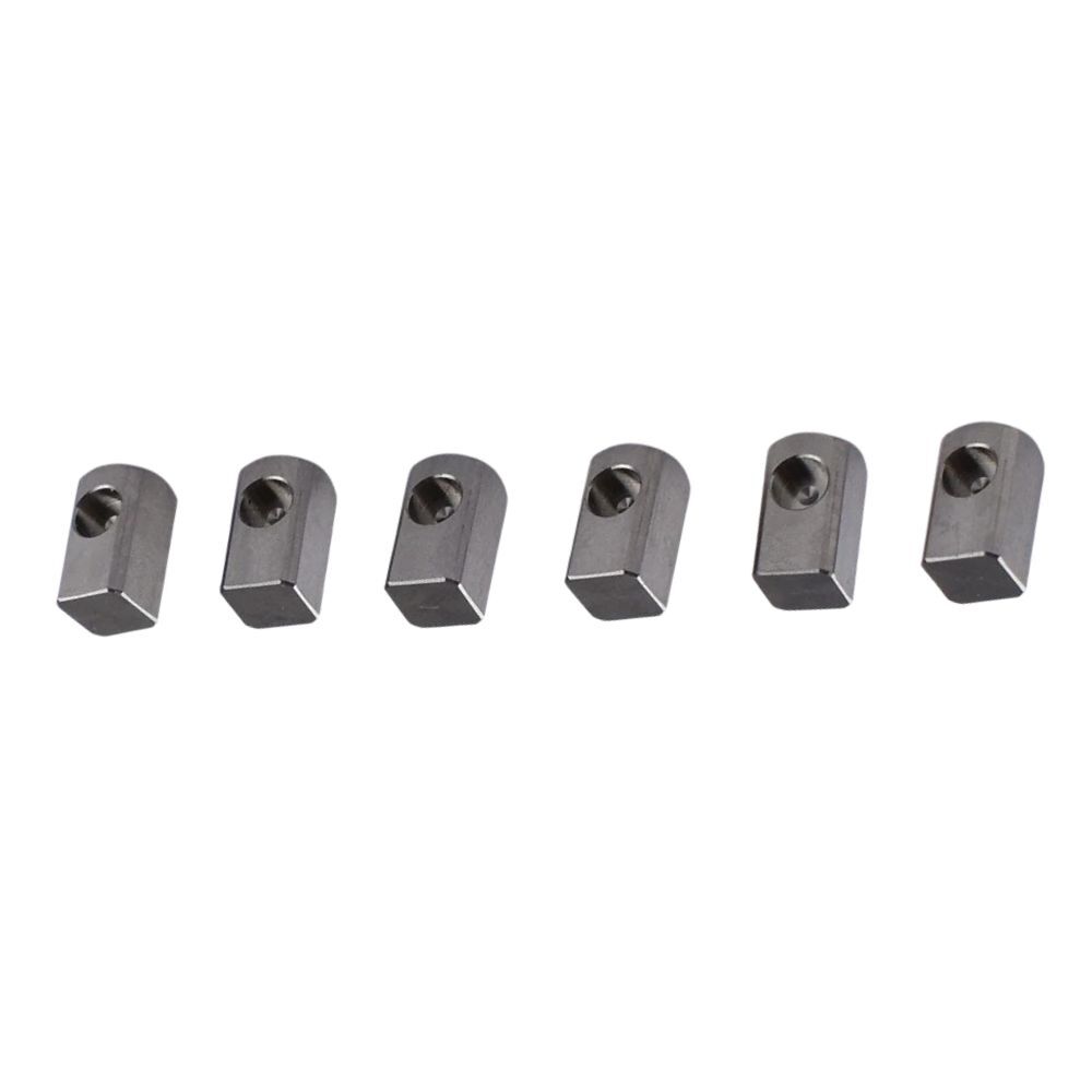 6×Titanium Guitar Floyd Rose Bridge Tremolo Lock String Insert Blocks