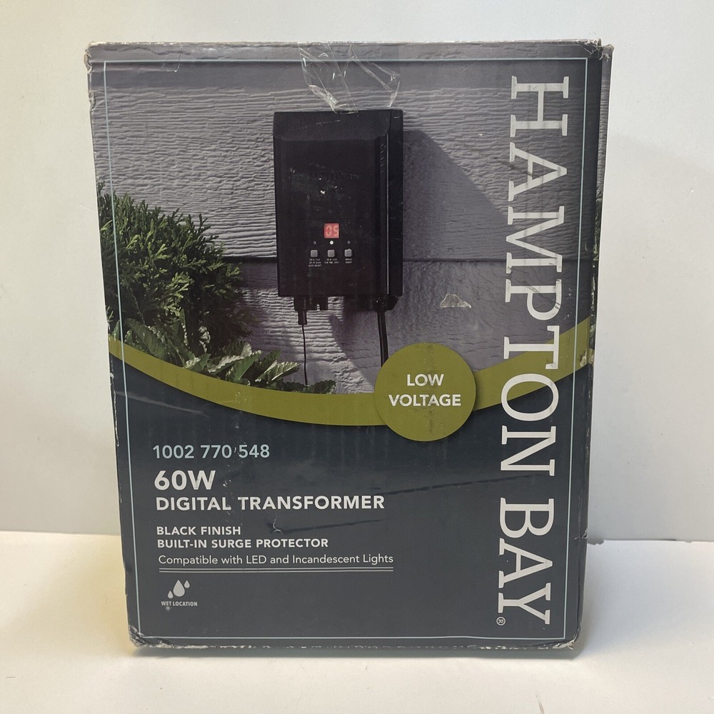 Hampton Bay 60w Digitial Transformer Black
