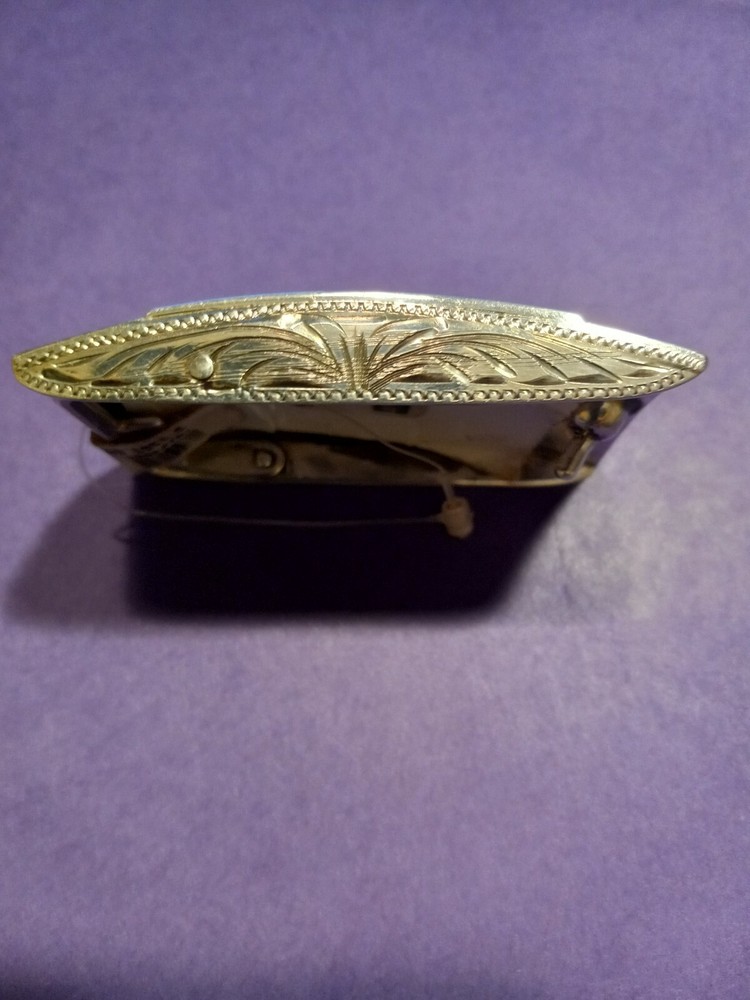 comstock silver belt buckle