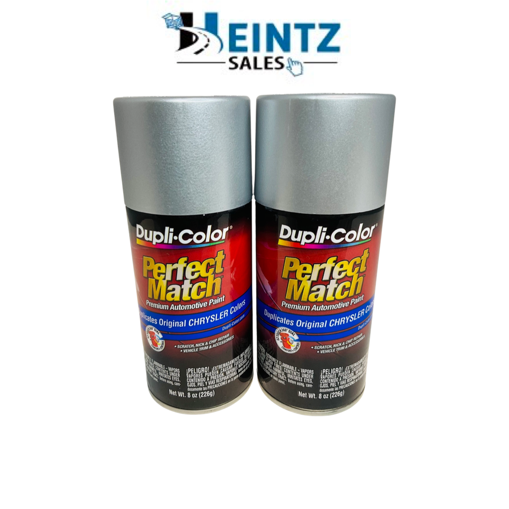 Dupli-Color BCC0410 2-Pack Bright Silver Metallic Perfect Match 8oz Code PS2