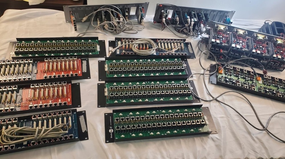 StudioHub Broadcast Audio System Lot Tested Rack Units Panels Modules CAT5
