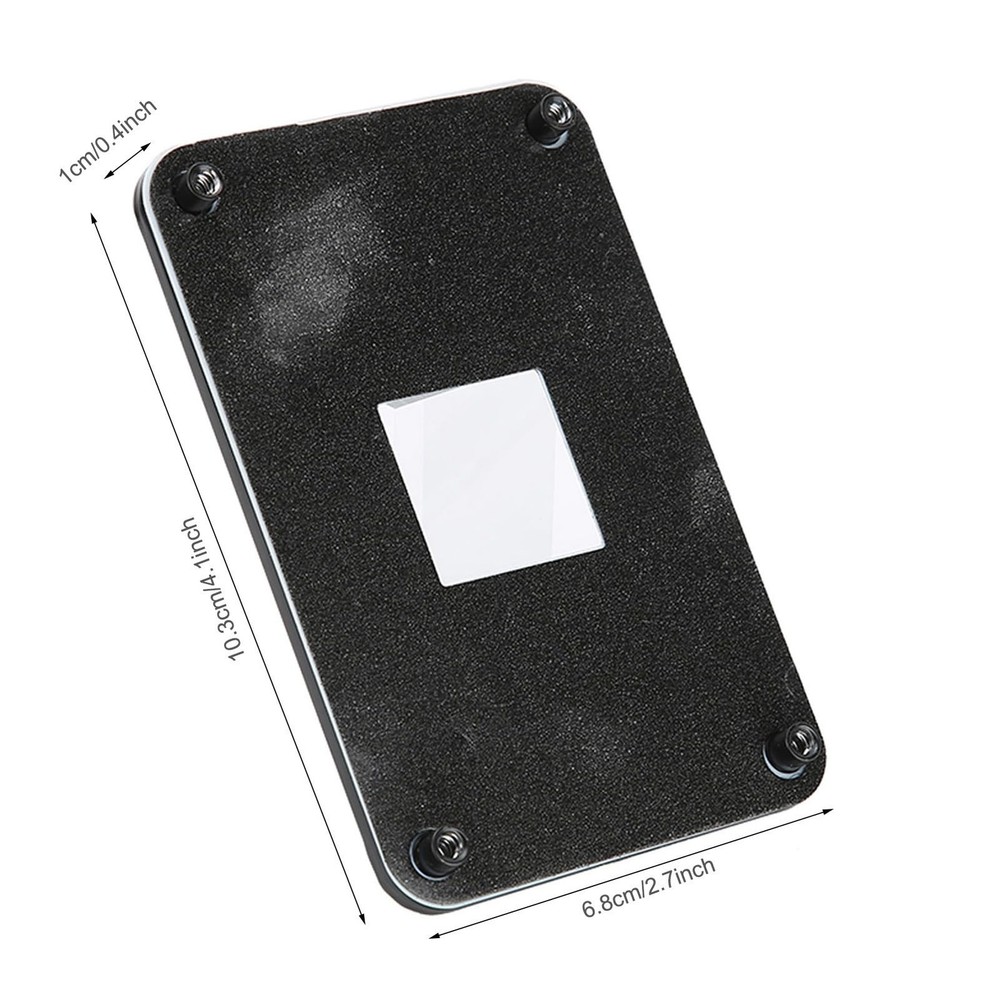 AM4 Backplane, CPU Heatsink Bracket Backplane Backplate Back Sheet Iron Black