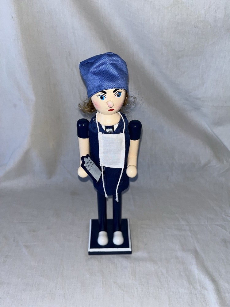 Wooden Nurse Nutcracker 16"