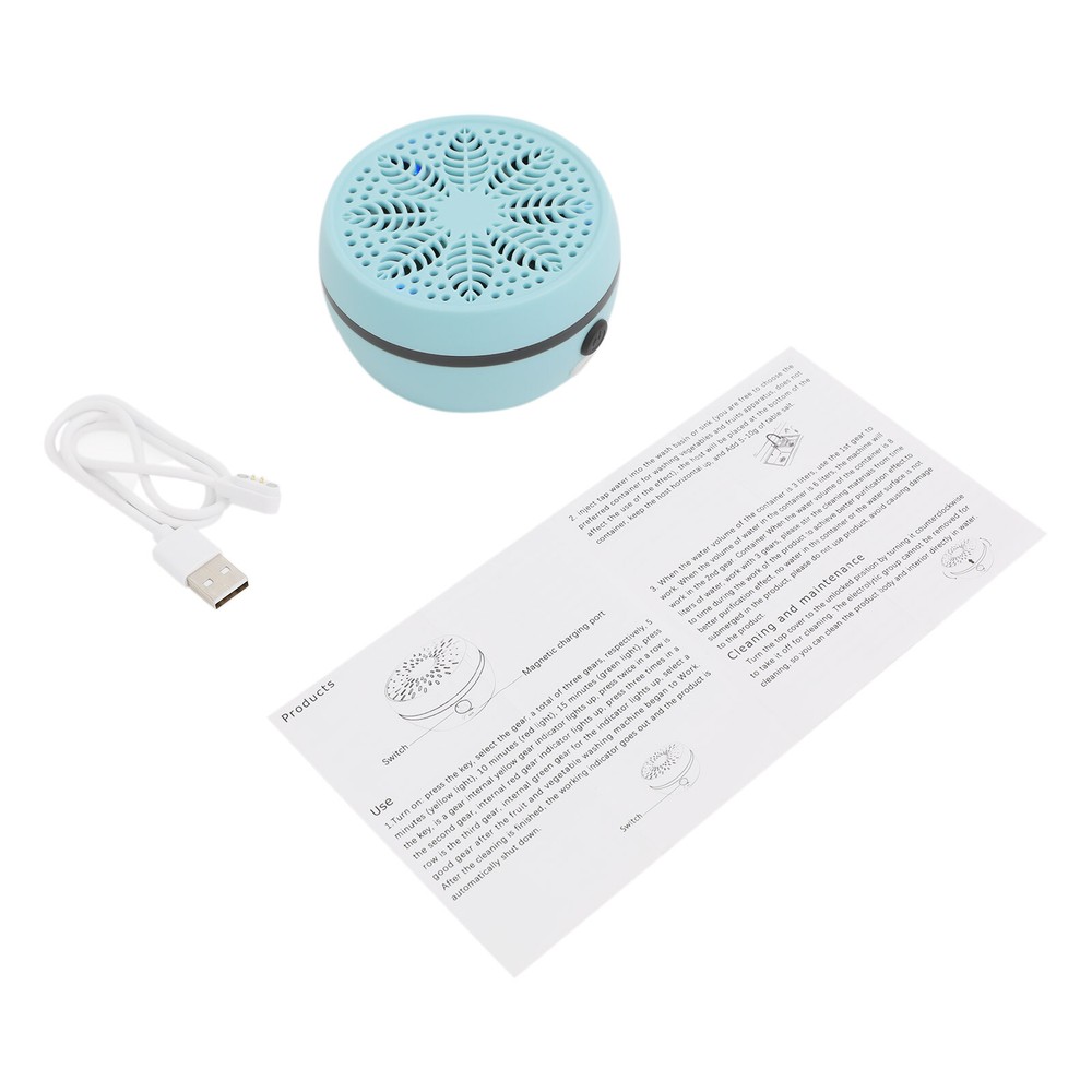 Fruit & Vegetable Washing Machine Fruit Cleaner Device Portable Fruit Purifier