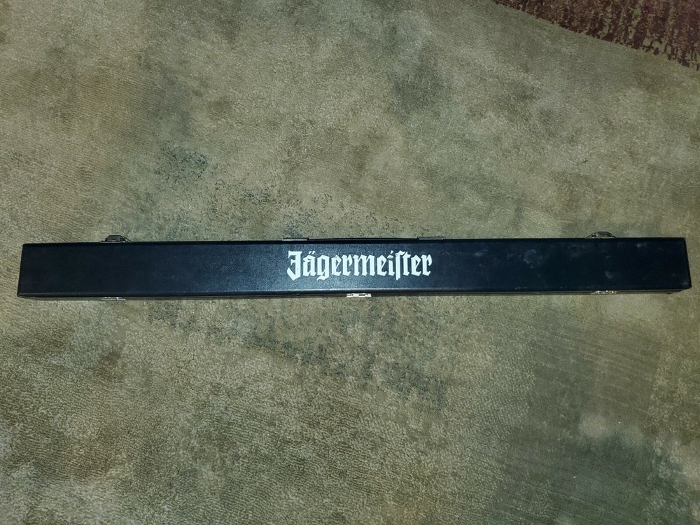 Jagermeister Pool Cue Holder Box