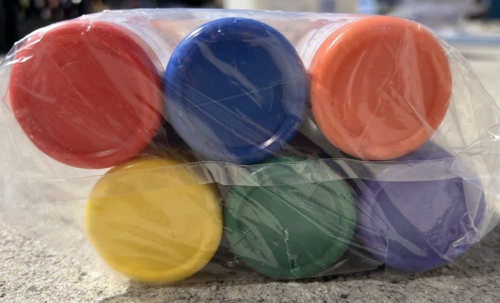 Collaborations Classic Color Fabric Paint Pack Six. Kid Friendly. 4 Oz. New. ￼