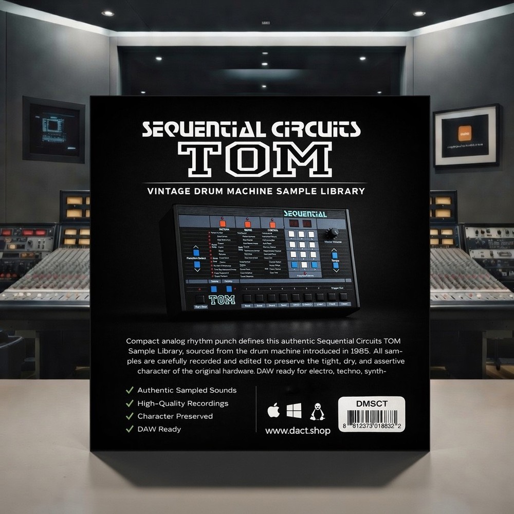 Sequential Circuits Tom Drum Machine Sample Library