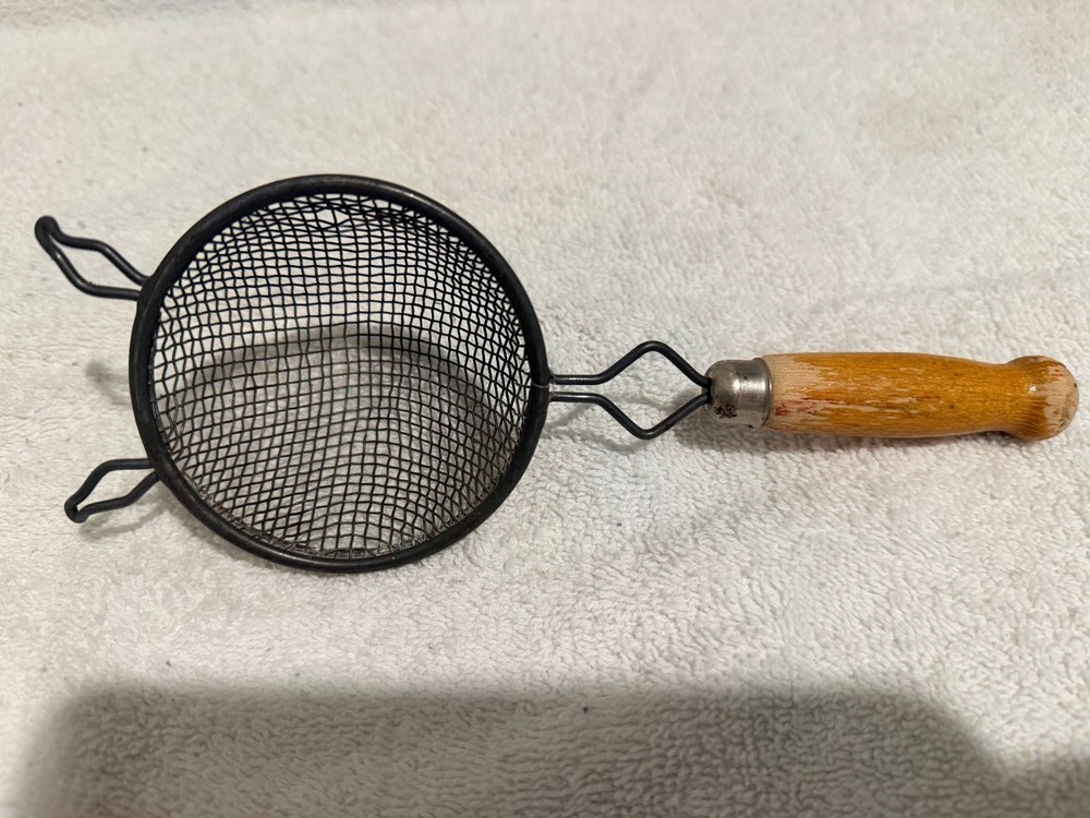Vintage Wire Mesh Tea Strainer