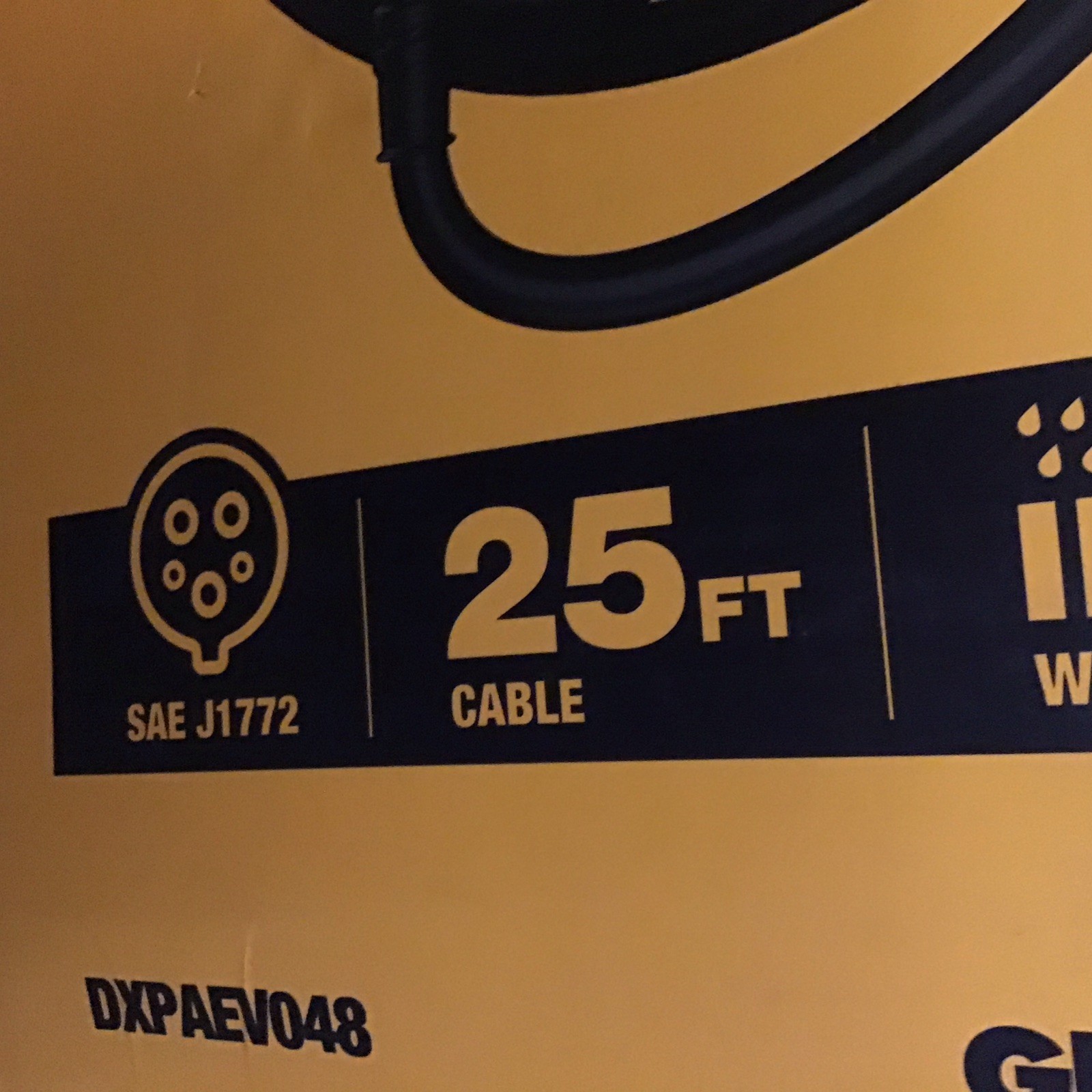 DEWALT Level-2 Wall Mounted Electric Vehicle EV Charger 48 Amps Dxpaev048 New