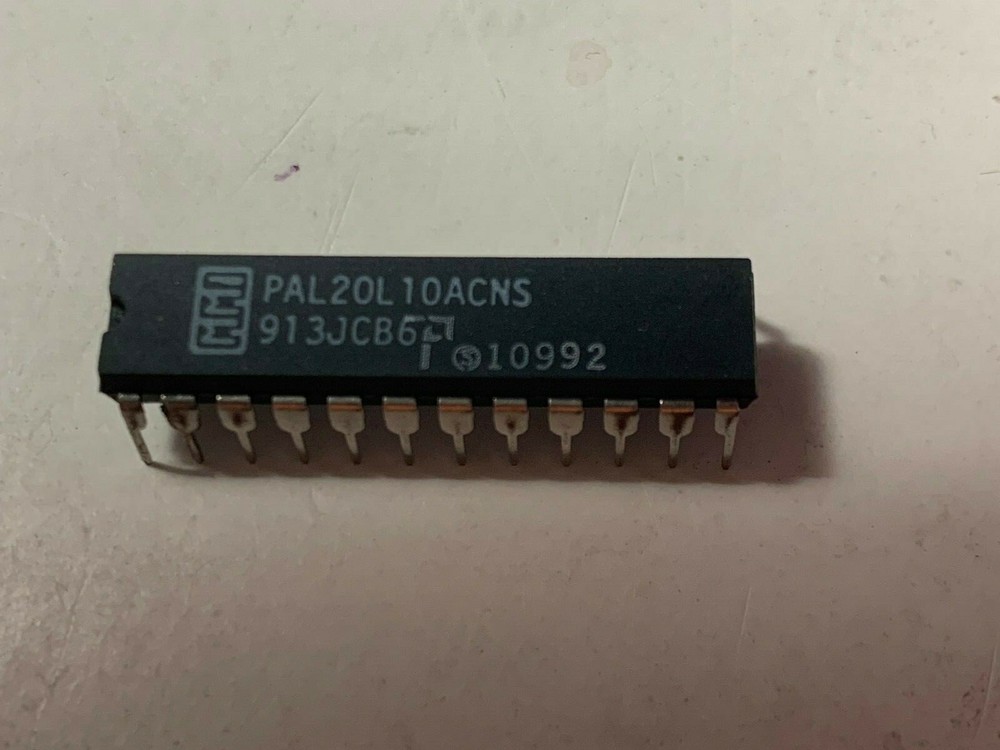 integrated Circuit PAL20L10ACNS, DIP-24, Fuse-Programmable PLD (Programmed).