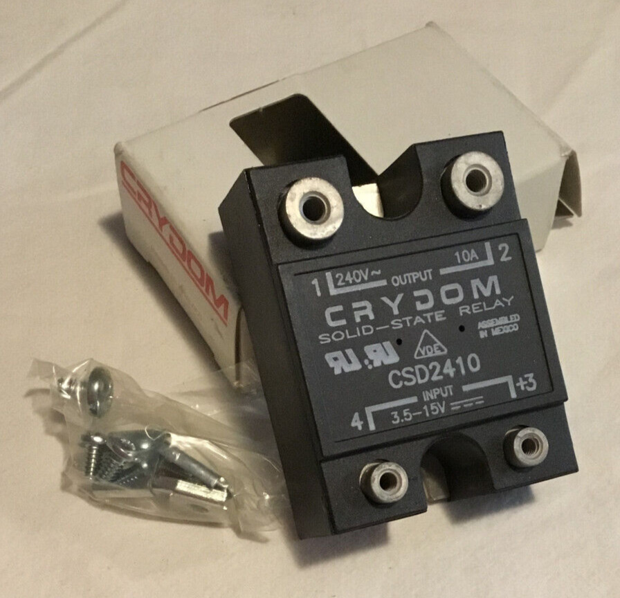 Crydom CSD2410 Solid-State Relay 240VAC 10A Output, 3.5-15VDC Input