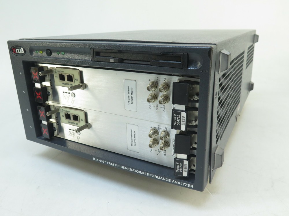 IXIA 400T Traffic Generator/Performance Analyzer /w two LM10GE700F1 Modules