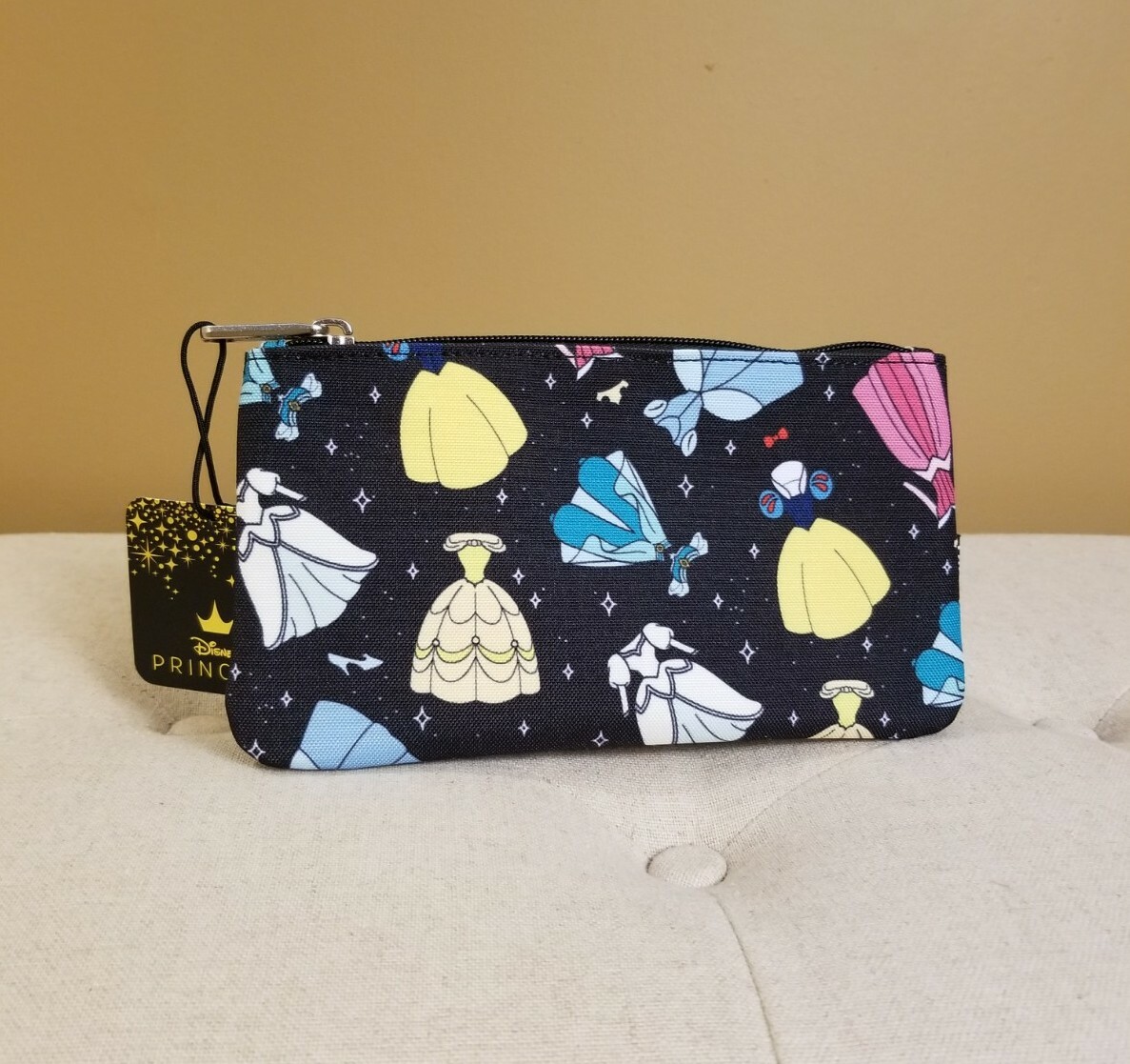 Loungefly Disney Princess Royal Dress Cosmetic Bag Makeup Bag Pencil Pouch NEW