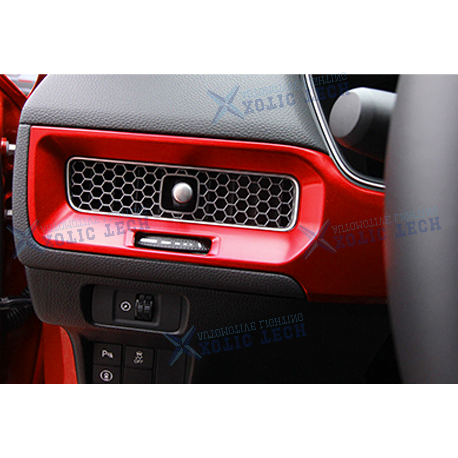 Sporty Red Interior Car Trim Decor Cover Accessories For Honda Civic 11th 2022+