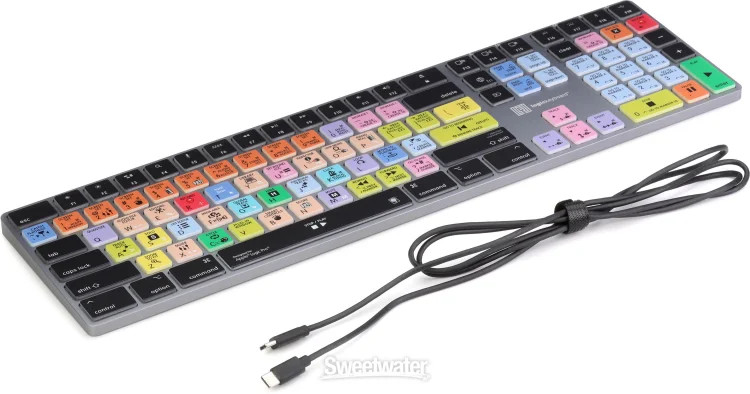 LogicKeyboard TITAN Wireless Backlit Keyboard for Apple Logic Pro X - Mac
