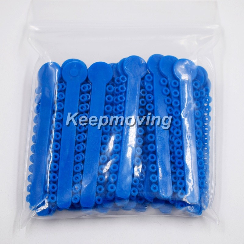 1040 Pcs/Pack Dental Orthodontic Ligature Ties Elastic Rubber Bands 44 Colors