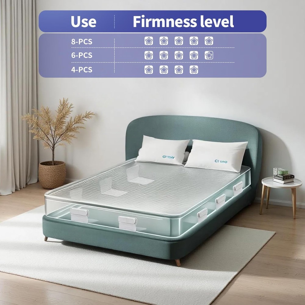 8 PCS Bed Sheet Holders Corner Side Fastener Straps Keep Sheets Tight on Bed