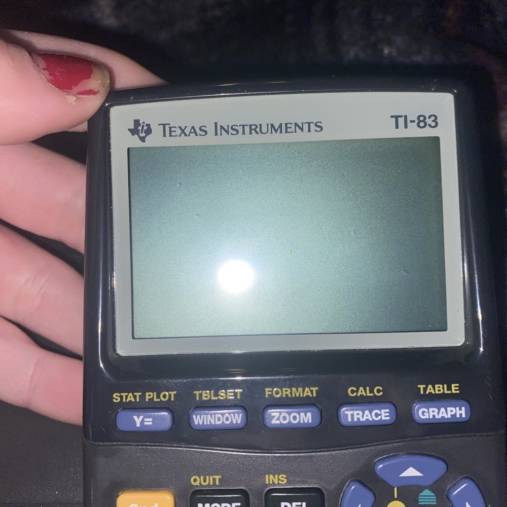 texas instruments ti-83 calculator