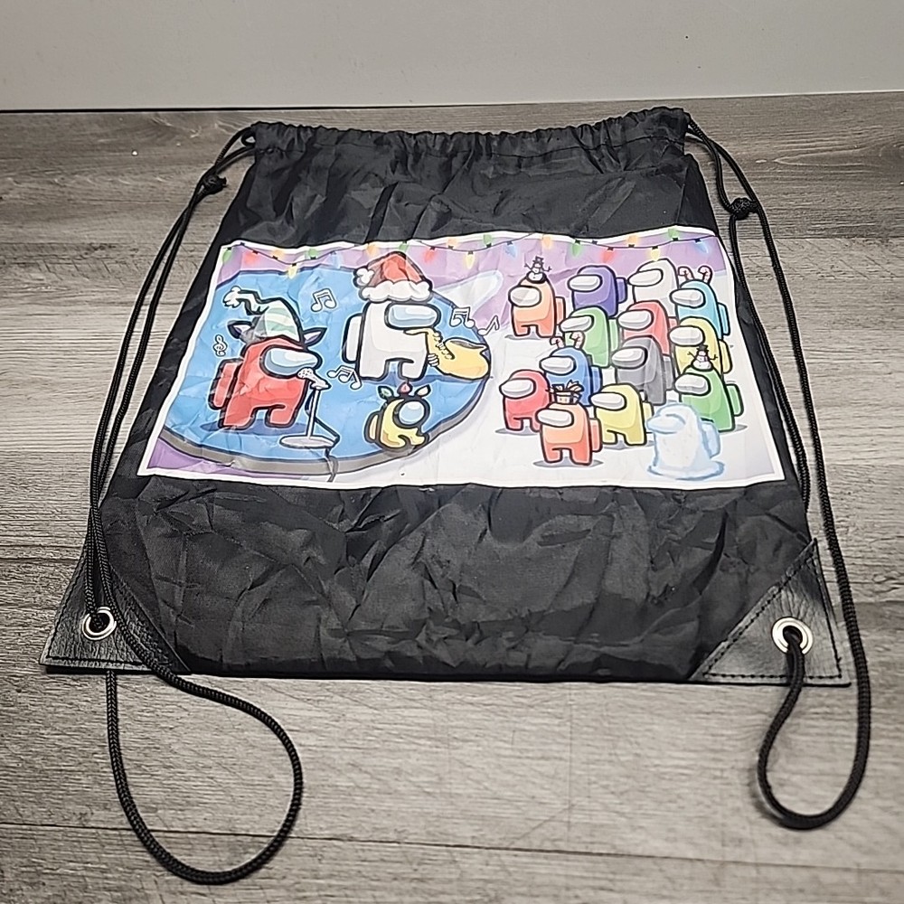 Among Us Christmas string Nylon bag USED