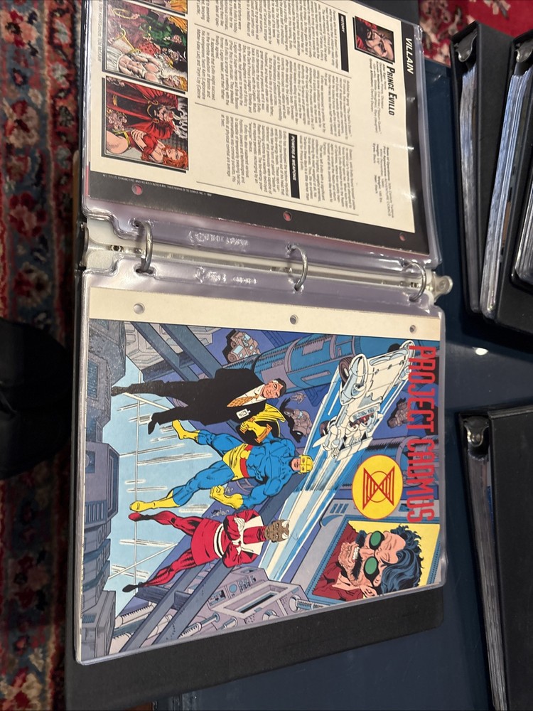 Comic Book Bio Binder