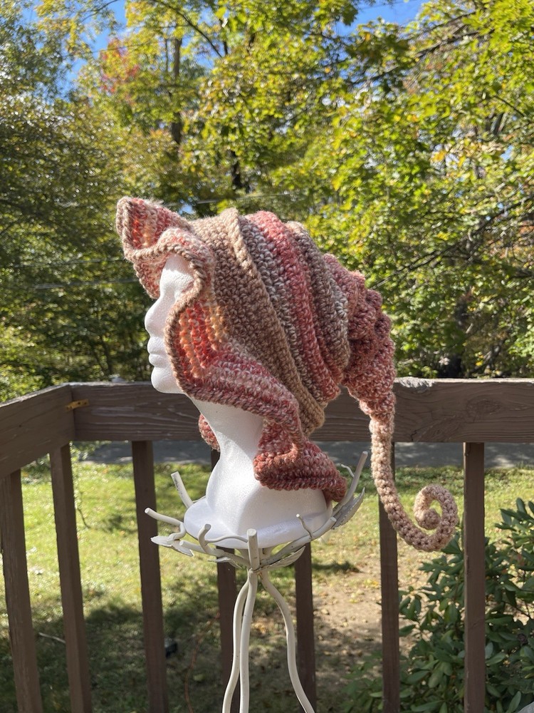 Twisted Witch Hat - Crochet Handmade