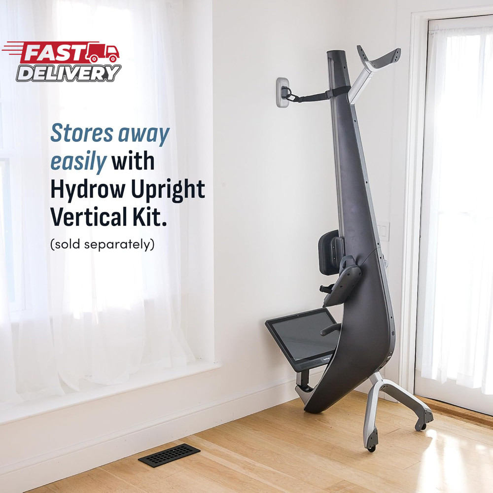 Hydrow Origin Rowing Machine with Immersive 22" HD Rotating Screen - Stows Uprig