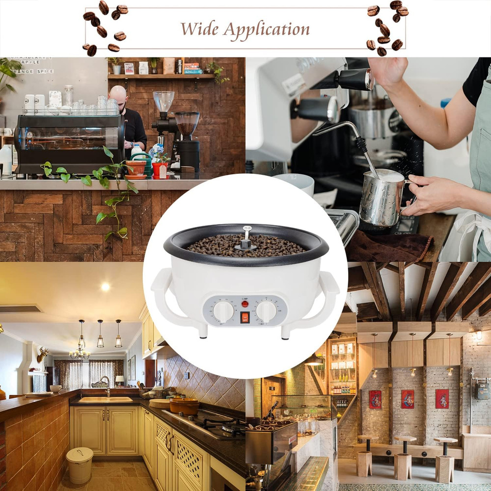 Beginner-Friendly Home Coffee Roaster with Timer - 110V Machine