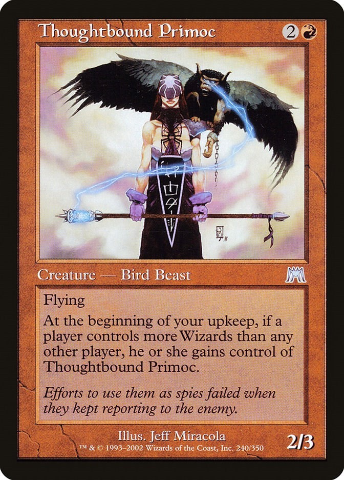 Thoughtbound Primoc Onslaught 240 MTG MP
