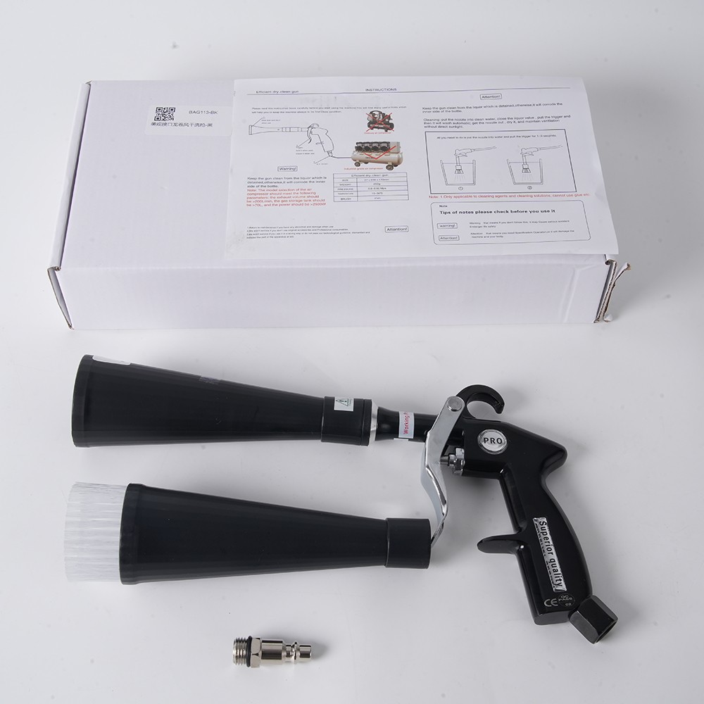 Tornado Car Cleaning Gun Vortex Air Blow Quickly Remove Gun Surface Dirt & Dust