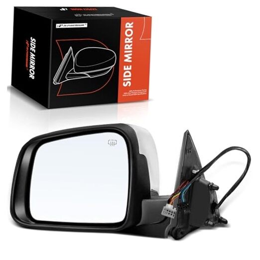 Driver Side Power Door Mirror - Compatible with Dodge Durango Left Driver Side